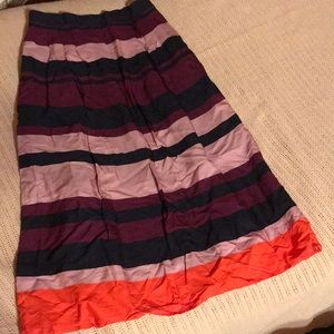 Ann Taylor Colorblock Maxi Skirt